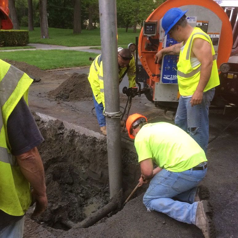 Fixing existing industrial pipe