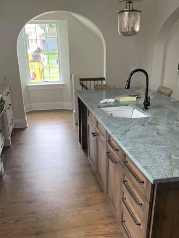 New renovation - countertop, sink, and faucet