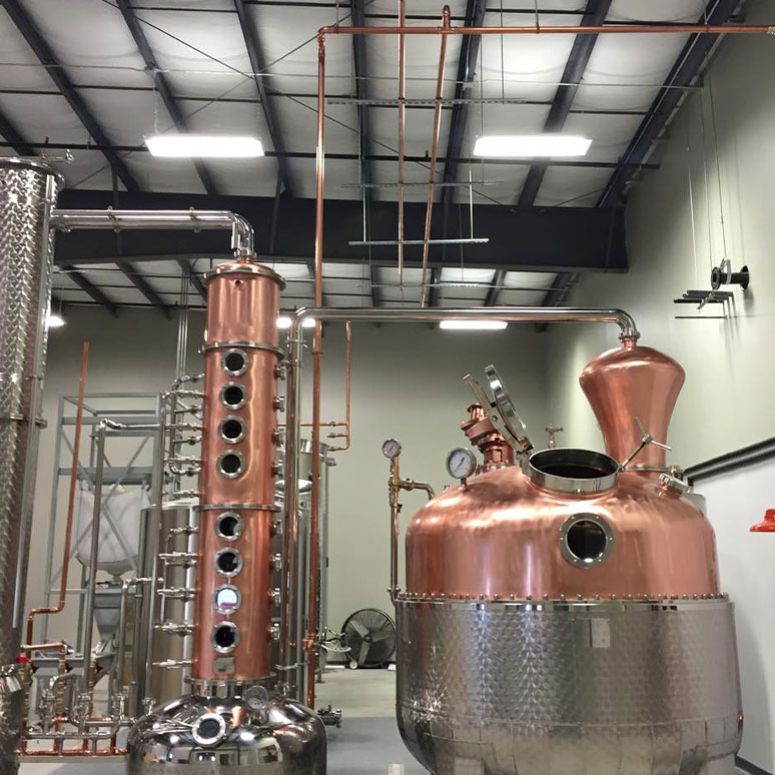 Brewery Copper Pipes